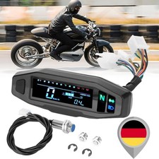 Moto Digitale LCD Tachimetro Contachilometri RPM KMH Contachilometri 12V IT