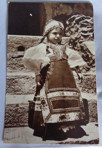 Cartolina costume sardo - cartolina,