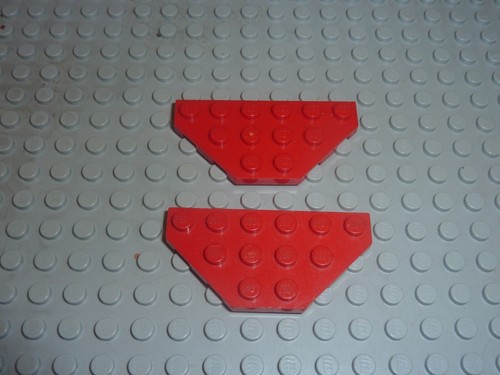 Lego red plate - x,