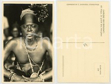 1930 C. ZAGOURSKI «L'Afrique qui disparaît» NIAPU - Grand chef MANGBETU Postc