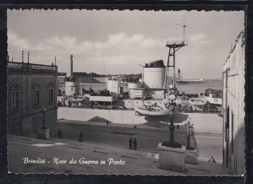 Cartolina brindisi nave - cartolina,