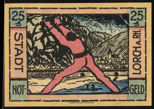 Moneta emergenza lorch - d'emergenza, 1921