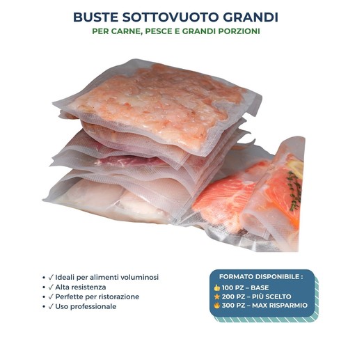 Buste sottovuoto goffrate - buste,