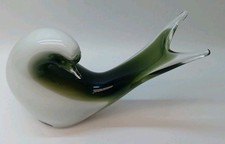 Vintage ☆ Cigno In Vetro Di