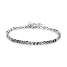 Bracciale tennis uomo nero - uomo,