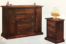 TRITTICO COMO' E COMODINI IN