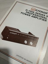 Amcron 150a amplificatore - amcron, dc-150a