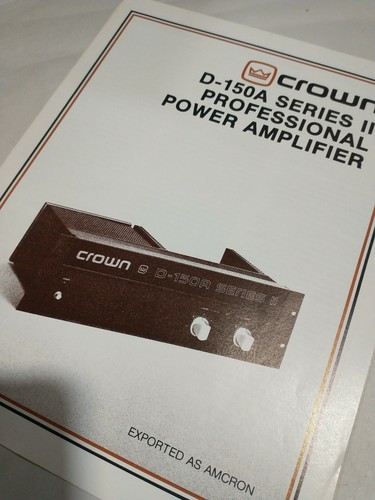 Amcron 150a amplificatore - dc-150a,