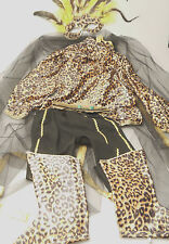 (PRL) COSTUME CARNEVALE TEATRO DONNA CAMPIONESSA DI CATCH TIGRE CARNIVAL COSTUME