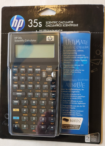 Hewlett packard 35s - hewlett, hp-35s