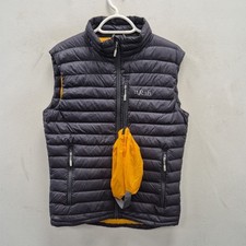 Gilet imbottito Rab Microlight Down acciaio grigio scaldamuscoli Pertex Nikwax Small