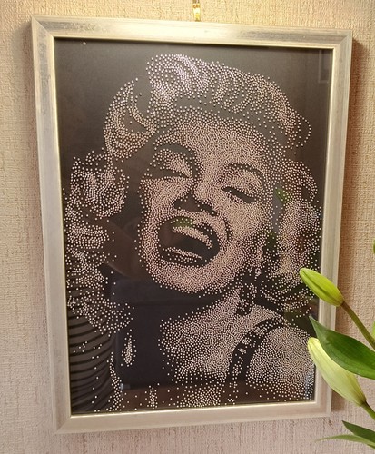Marilyn monroe quadro 3d - marilyn,