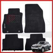 TAPPETI NISSAN JUKE DAL 2011 AL 2019 IN MOQUETTE CON RICAMO E 2 FISSAGGI 4PZ