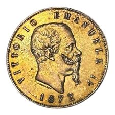 VITTORIO EMANUELE II  -- 5 LIRE 1872 -- MILANO    ARGENTO    GIGANTE 44