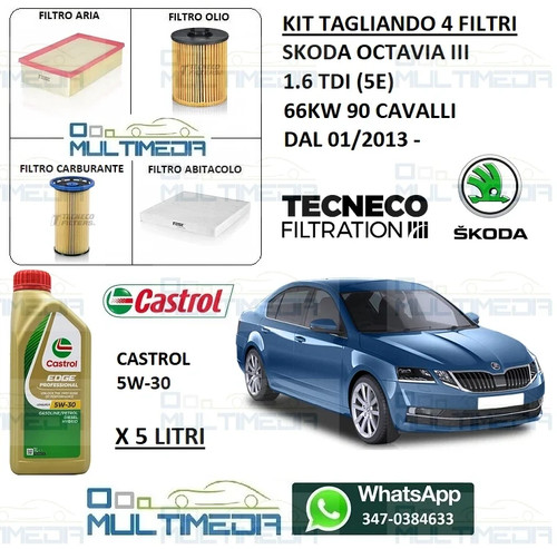 Kit tagliando filtri olio - kit,