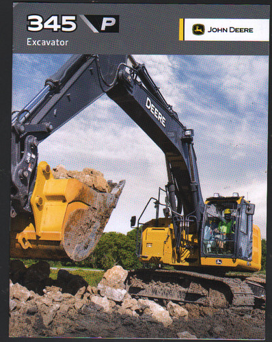 Foglietto brochure escavatore