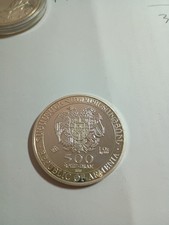 Armenia 500 DRAM 2016 1 ONCIA Argento Fondo Specchio 