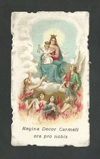 santino antico de la Madonna image pieuse holy card estampa