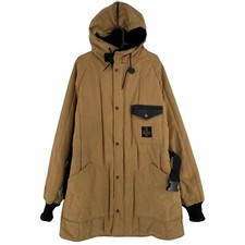 RefrigiWear Giacca Parka Imbottita Con Cappuccio Marrone Chiaro Taglia L