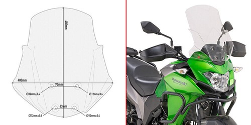 Givi cupolino trasparente x - trasparente,