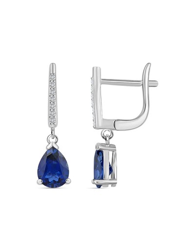 Blue sapphire lab grown - sapphire, &