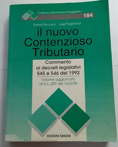 Nuovo contenzioso - nuovo,