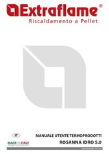 Manuale d'uso utente caldaia pellet Nordica Extraflame ROSANNA IDRO 5.0