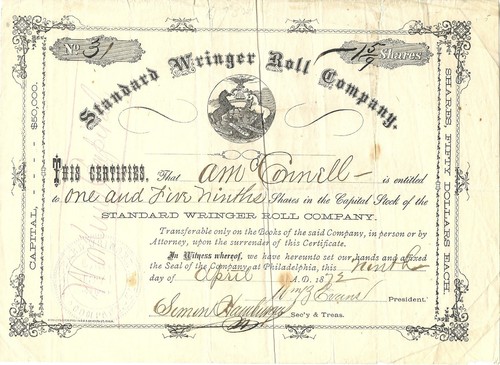 Pennsylvania 1872 standard - pennsylvania,