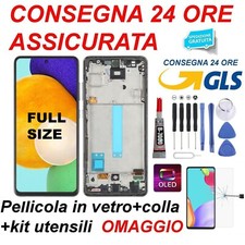 DISPLAY LCD OLED SAMSUNG GALAXY A52 / A52S 5G 2021 SM-A525F A525B A528B FRAME