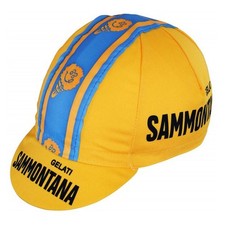 Cappellino ciclismo professionale vintage Sammontana Gelati - Made in Italy by Apis