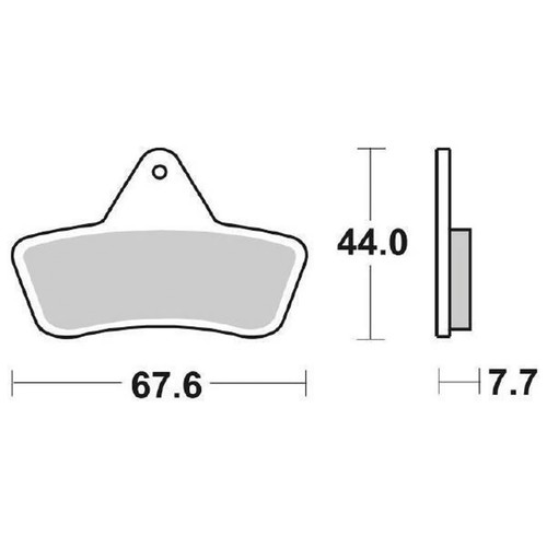 Pastiglie freno sbs - pastiglie, 758ats