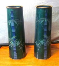 Coppia antichi vasi cloisonne