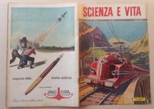 SCIENZA E VITA SETTEMBRE 1950 N°20 TRENI ELETTRICI AVIAZIONE ALIANTE SUBACQUEO