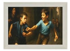 Foto Coreografia Avanti Scugnizzi  Napoli Scudetto Cornice bianca Misura  40x25