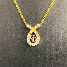 Collana catena strass logo CD