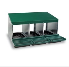 NIDO PER GALLINE OVAIOLE - PER UOVA DA INCUBATRICE  . 3 POSTI 