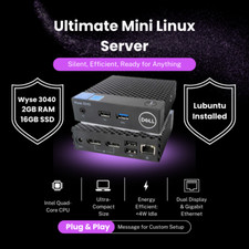PC Linux Dell Wyse 3040 | Lubuntu | Server fai da te, DNS, supporti, ecc. | PLUG AND PLAY