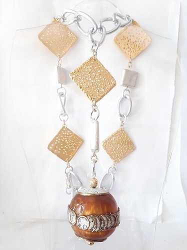 Maxi collana catena - , con