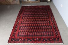 Antico tappeto Hamadan Turco – Persiano anni 50 sfondo rosso