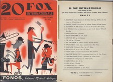 20 FOX INTERNAZIONALI -- SPARTITO - Partiture varie