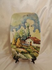 Piastra da parete in ceramica d Luigi Carron prodotta da Alcyone, casa ceramica