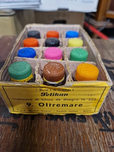 Vintage boccette inchiostro - boccette,