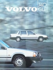 Volvo 740 GLE 1984 Brochure