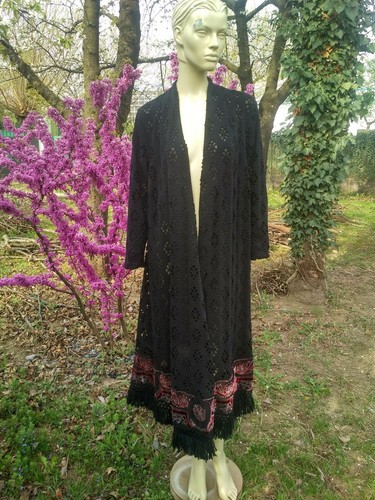 Cardigan donna lungo - lungo, in