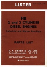 LISTER HR2 & HR3 IND. & MOTORE