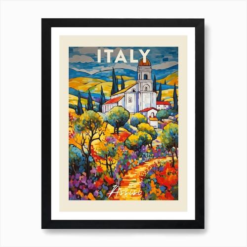 Quadro assisi italia - italia, 1