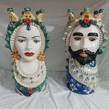 Testa Di Moro Pair Caltagirone