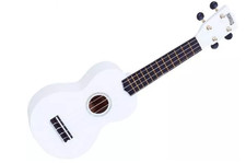 MAHALO Ukulele Rainbow bianco - Borsa inclusa