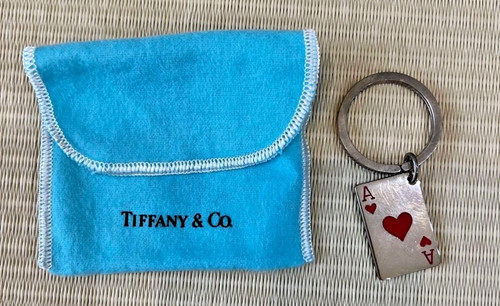 Portachiavi asso cuore tiffany - cuore,