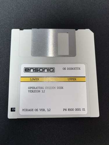 Ensoniq mirage boot - boot, disk